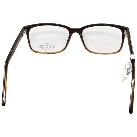 Oscar de la Renta OSM829 Brown Horn Gradient Eyeglass Frames 54-17-140 Rectangle - Picture 5 of 10